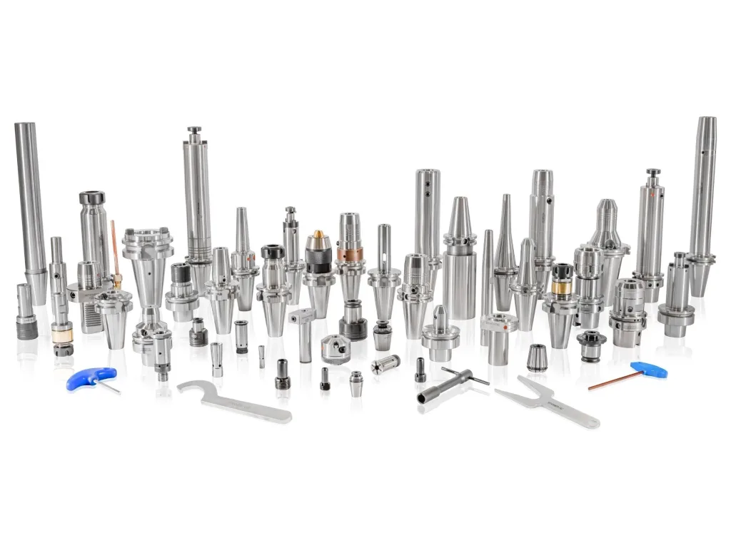 The complete KTA toolholder programme — collet chucks, hydraulic and tapping chucks, mill holders, collets and spanners